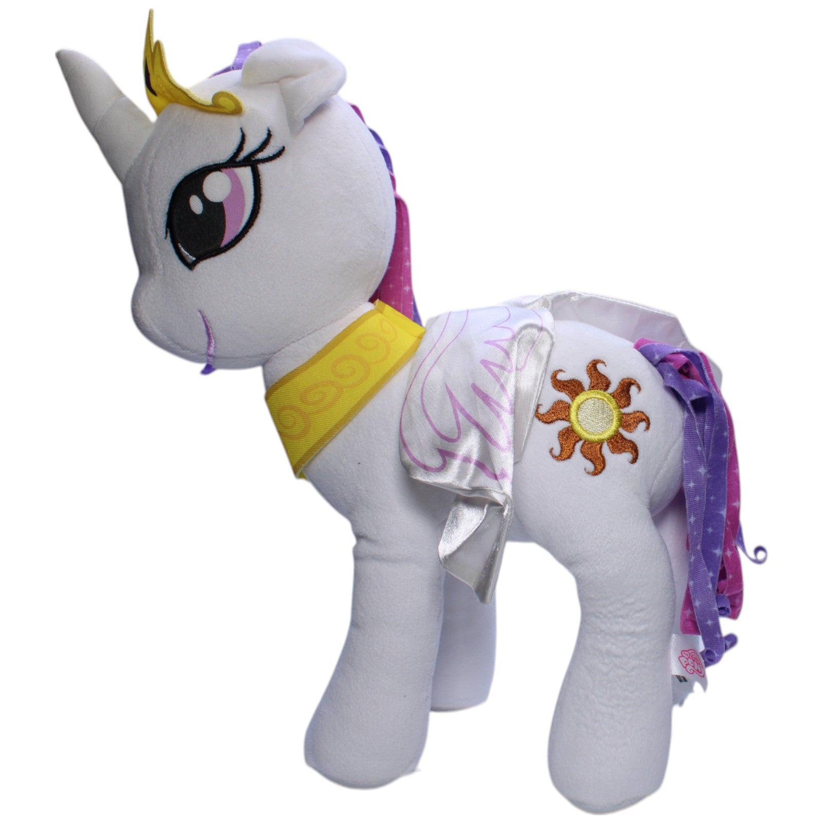 1239376 Hasbro Prinzessin Celestia aus My Little Pony, groß Kuscheltier Kumpel Leo Gebraucht