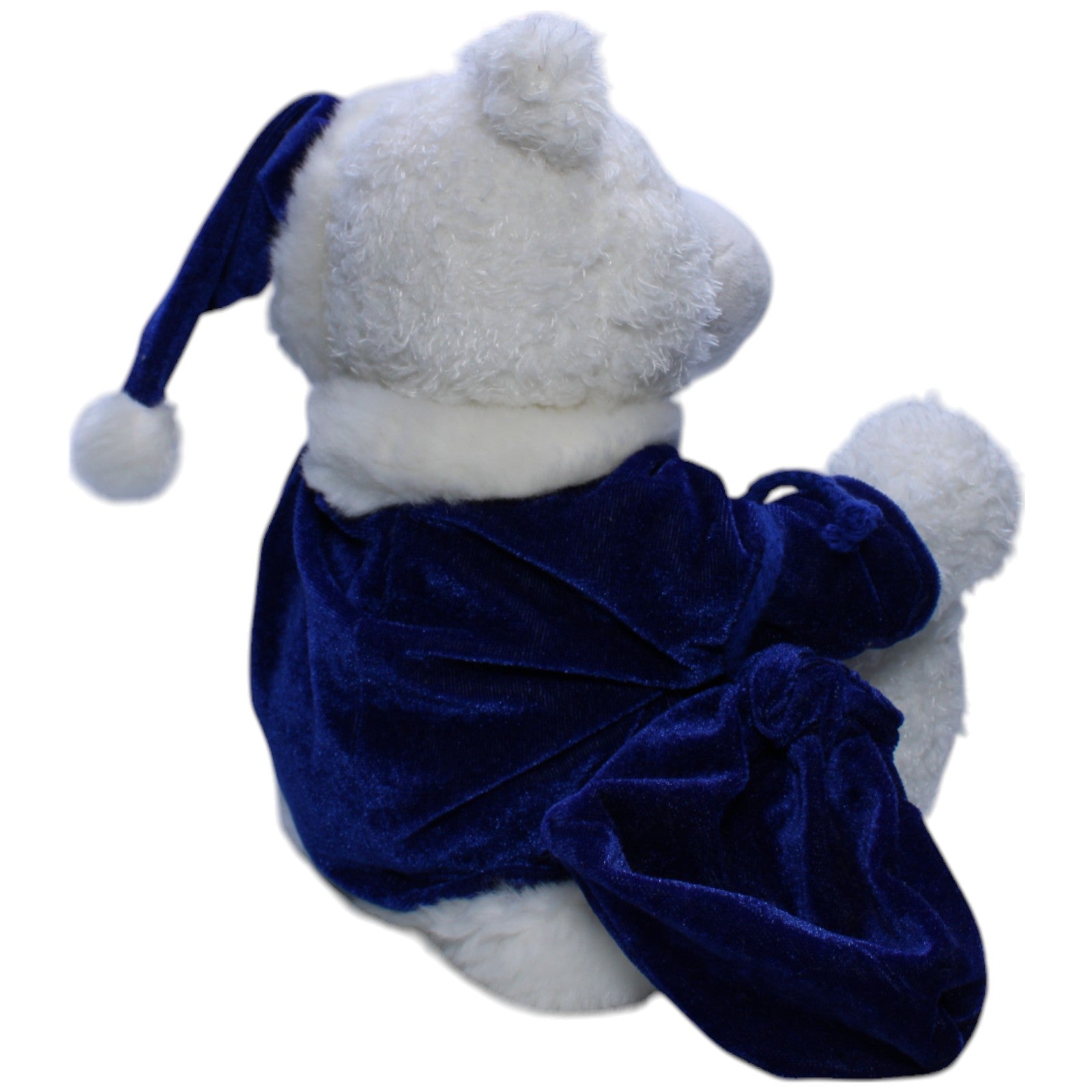 1239384 Kuschelwuschel Weihnachtlicher Eisbär mit Sack & Zipfelmütze, sitzend Kuscheltier Kumpel Leo Bär Gebraucht Teddy