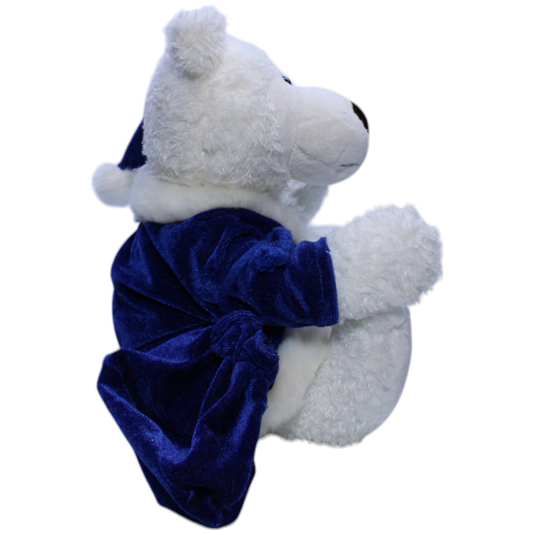 1239384 Kuschelwuschel Weihnachtlicher Eisbär mit Sack & Zipfelmütze, sitzend Kuscheltier Kumpel Leo Bär Gebraucht Teddy