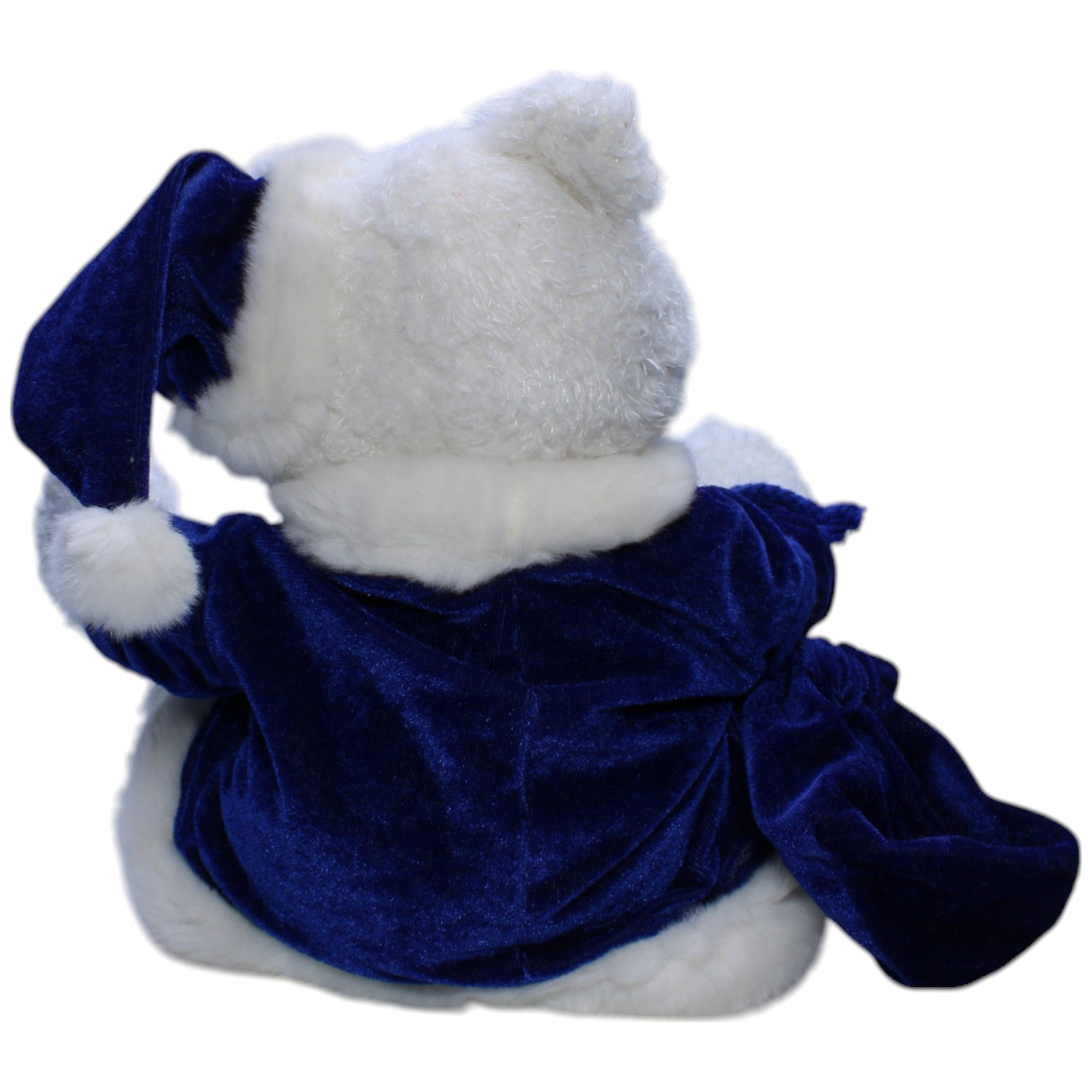 1239384 Kuschelwuschel Weihnachtlicher Eisbär mit Sack & Zipfelmütze, sitzend Kuscheltier Kumpel Leo Bär Gebraucht Teddy