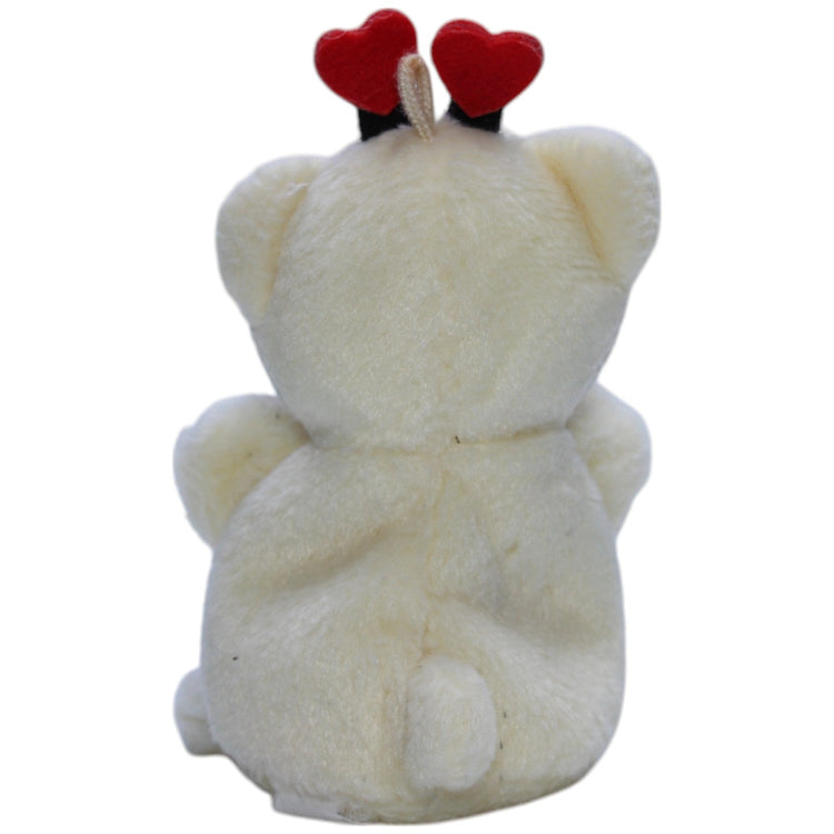 1239389 NICI Eisbär mit Herz, mini Kuscheltier Kumpel Leo Bär Gebraucht Teddy