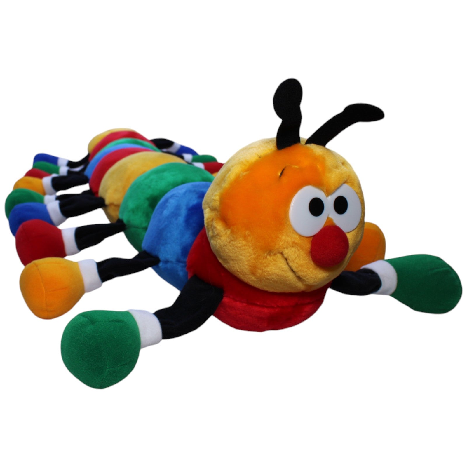 1239396 TCM XXXL Regenbogen - Tausendfüßler Kuscheltier Kumpel Leo Gebraucht Tchibo