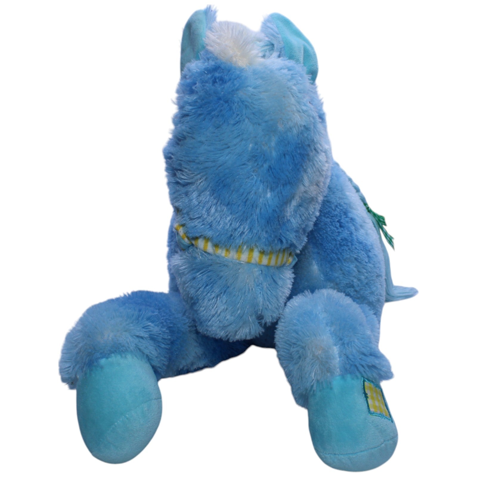 1239399 Morgenroth Riesen Pferd mit Sattel, blau Kuscheltier Kumpel Leo Gebraucht