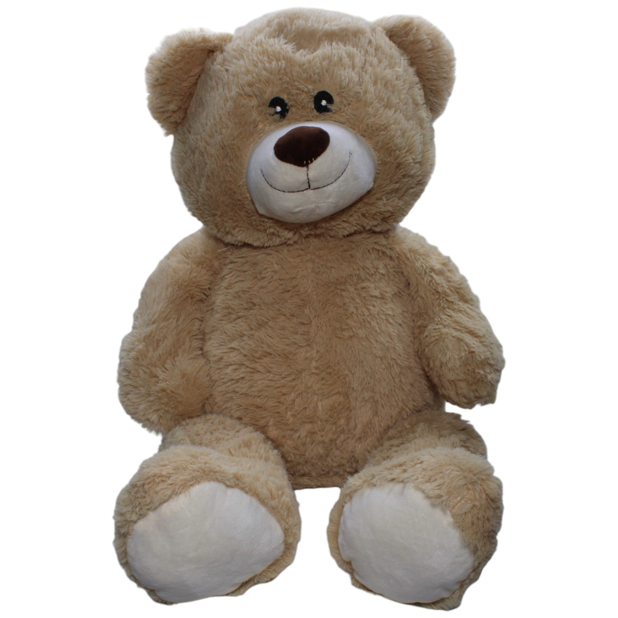 1239404 TEDI Kuschelfreund XXL Teddybär, hellbraun Kuscheltier Kumpel Leo Bär Gebraucht Teddy