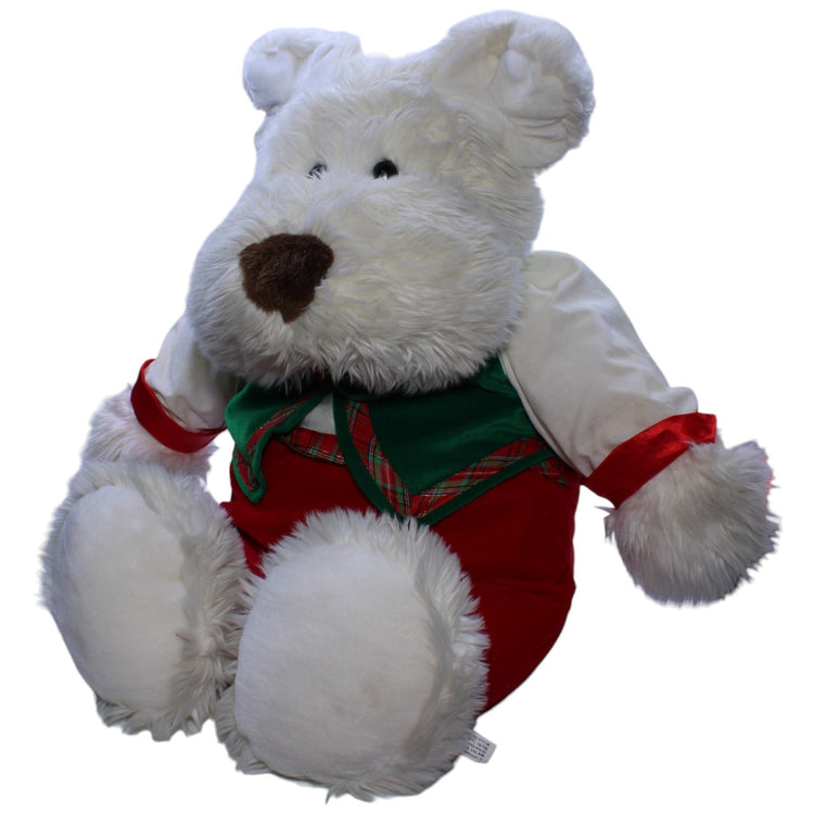 1239406 Commonwealth Toy & Novelty XXL Hund mit weihnachtlichem Anzug & Fliege Kuscheltier Kumpel Leo Gebraucht Vintage