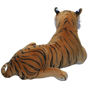 1239409 Monzana XXXL Tiger mit Styroporkopf, liegend Kuscheltier Kumpel Leo Gebraucht