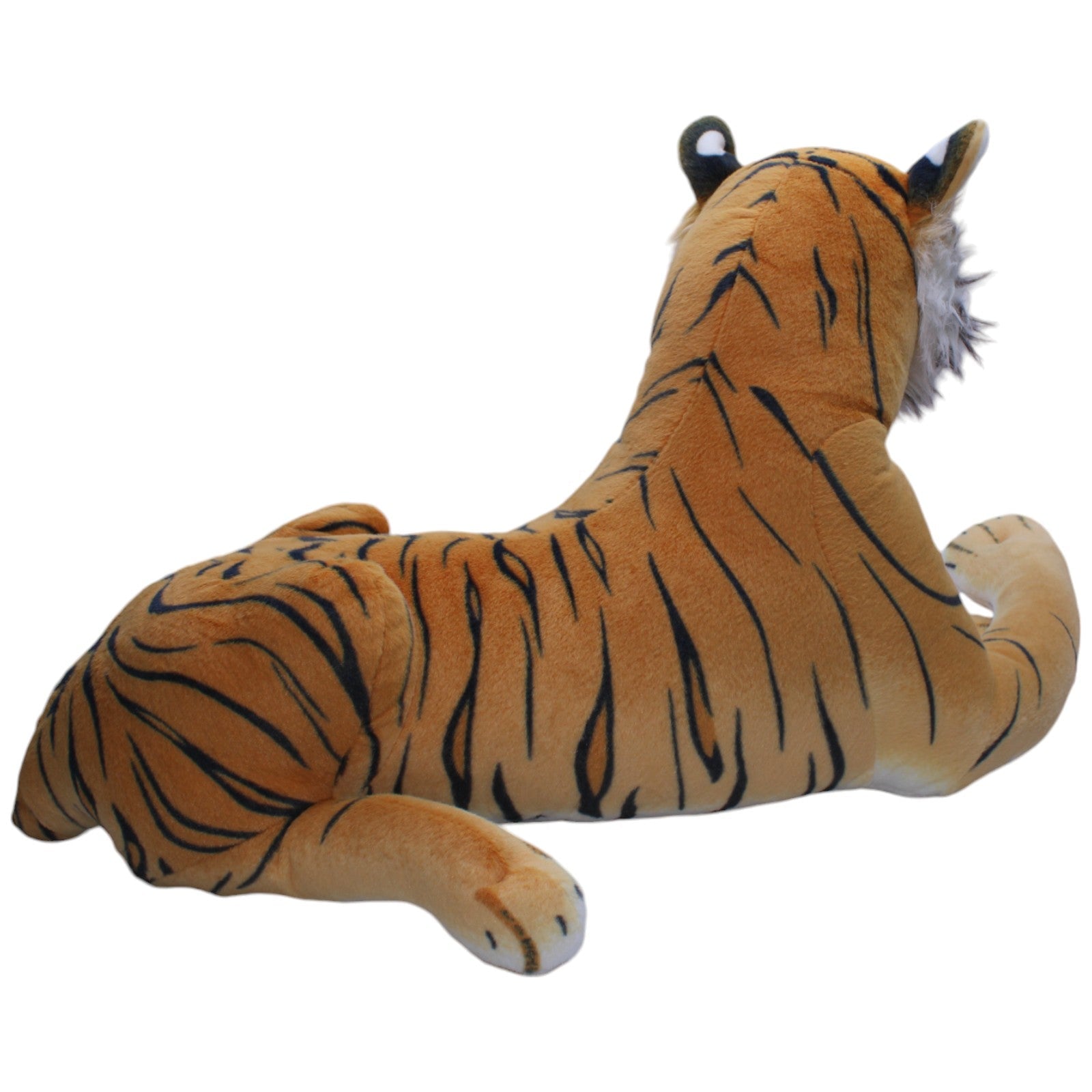 1239409 Monzana XXXL Tiger mit Styroporkopf, liegend Kuscheltier Kumpel Leo Gebraucht