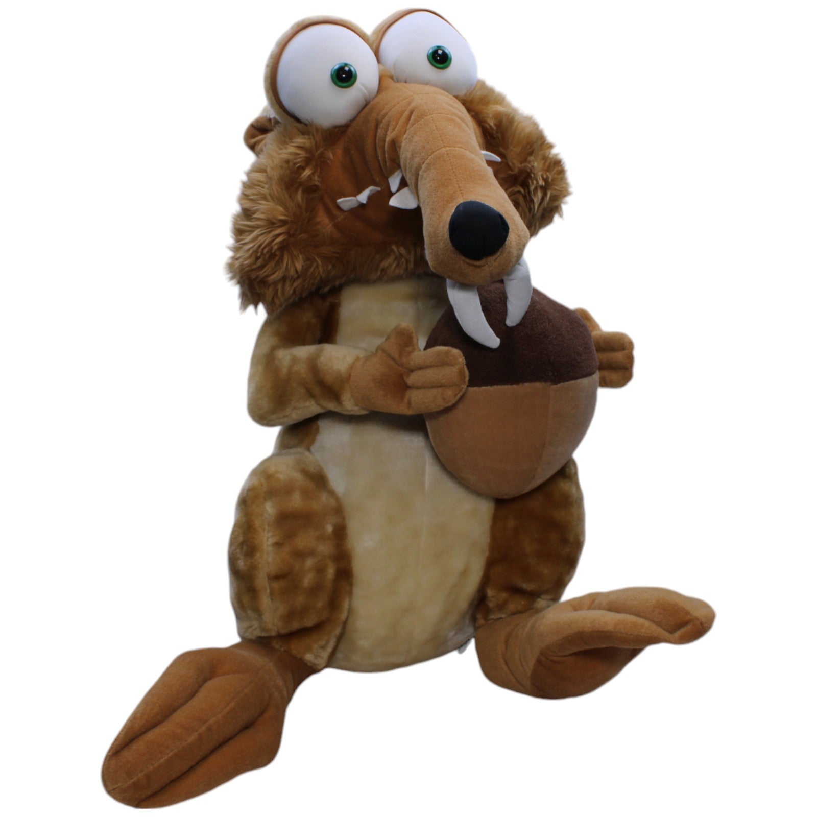 1239410 Play by Play XL Scrat aus Ice Age 2 Kuscheltier Kumpel Leo Gebraucht Säbelzahn - Eichhörnchen Vintage