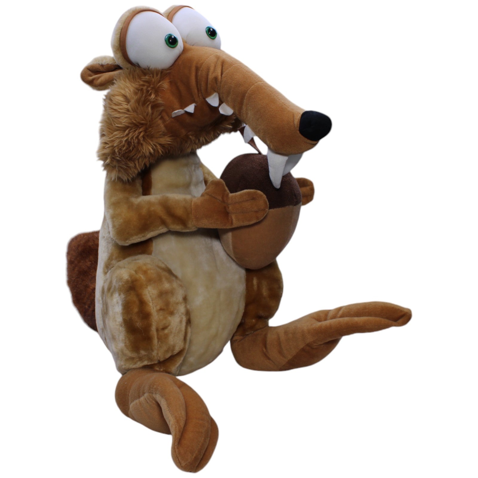 1239410 Play by Play XL Scrat aus Ice Age 2 Kuscheltier Kumpel Leo Gebraucht Säbelzahn - Eichhörnchen Vintage