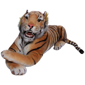 1239434 Uni - Toys XXL Tiger mit Styroporkopf, liegend Kuscheltier Kumpel Leo Gebraucht