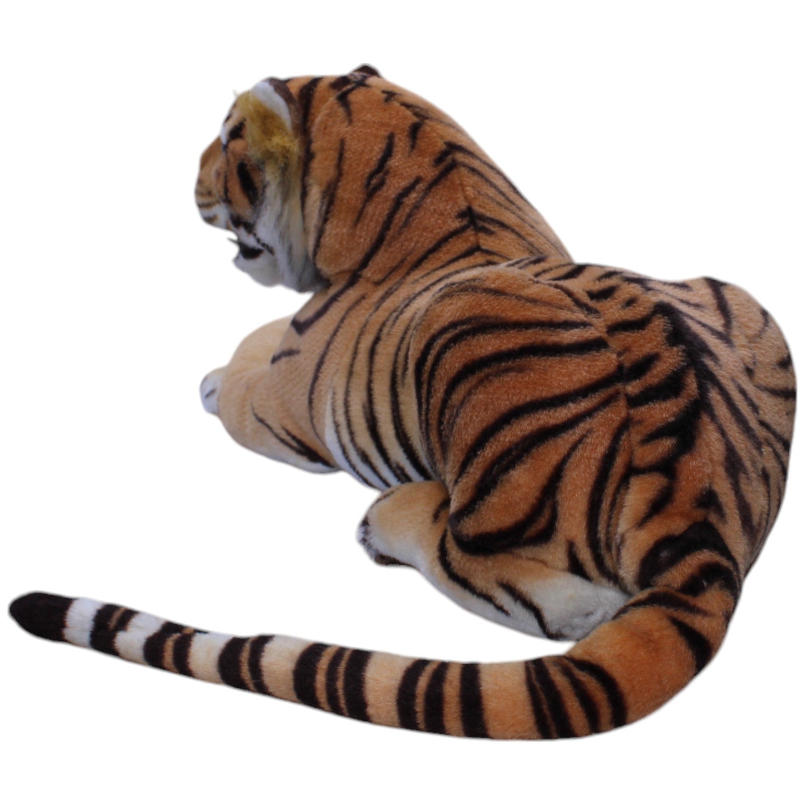 1239434 Uni - Toys XXL Tiger mit Styroporkopf, liegend Kuscheltier Kumpel Leo Gebraucht