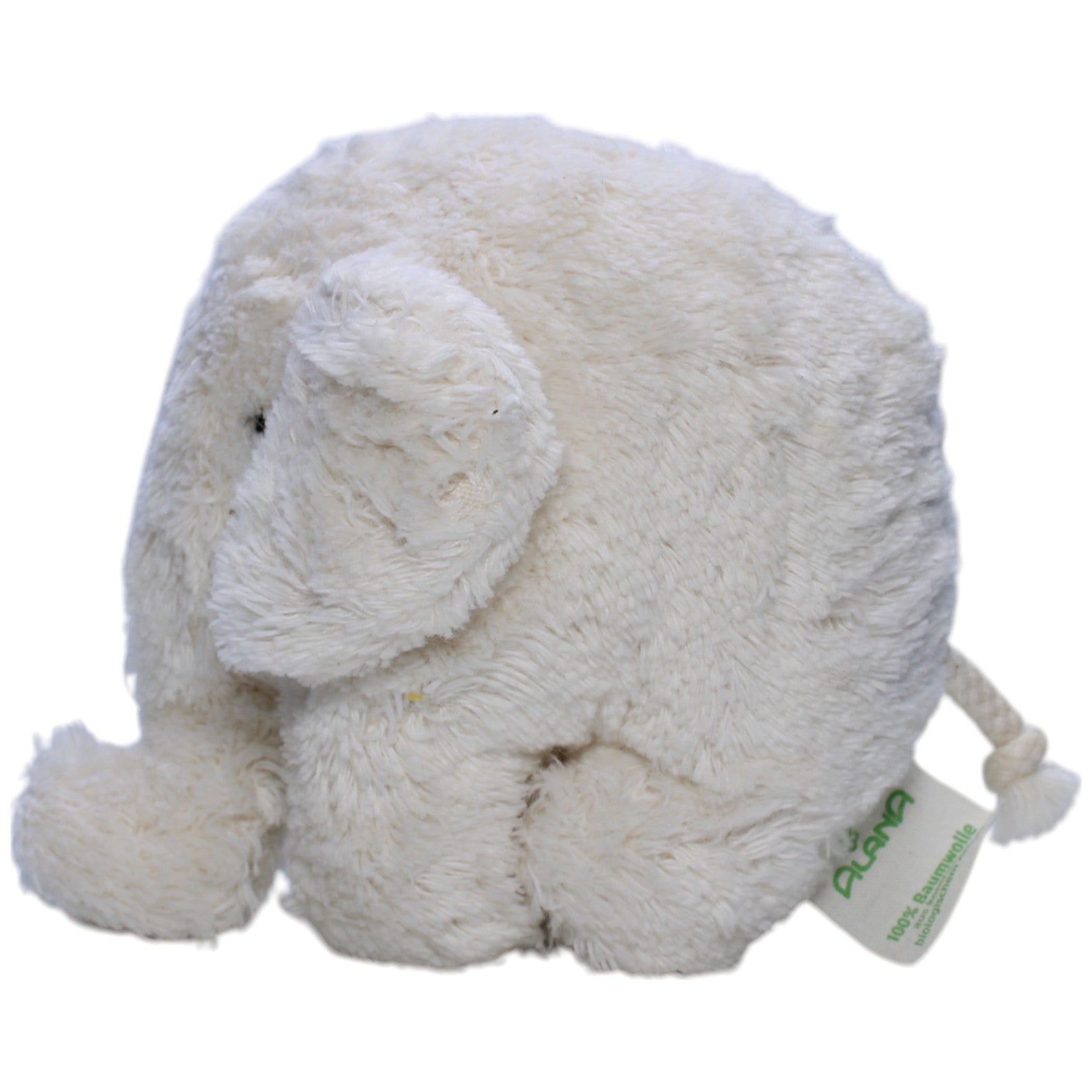 1239448 ALANA Kleiner weißer Elefant aus Bio - Schurwolle Kuscheltier Kumpel Leo dm drogerie markt Gebraucht