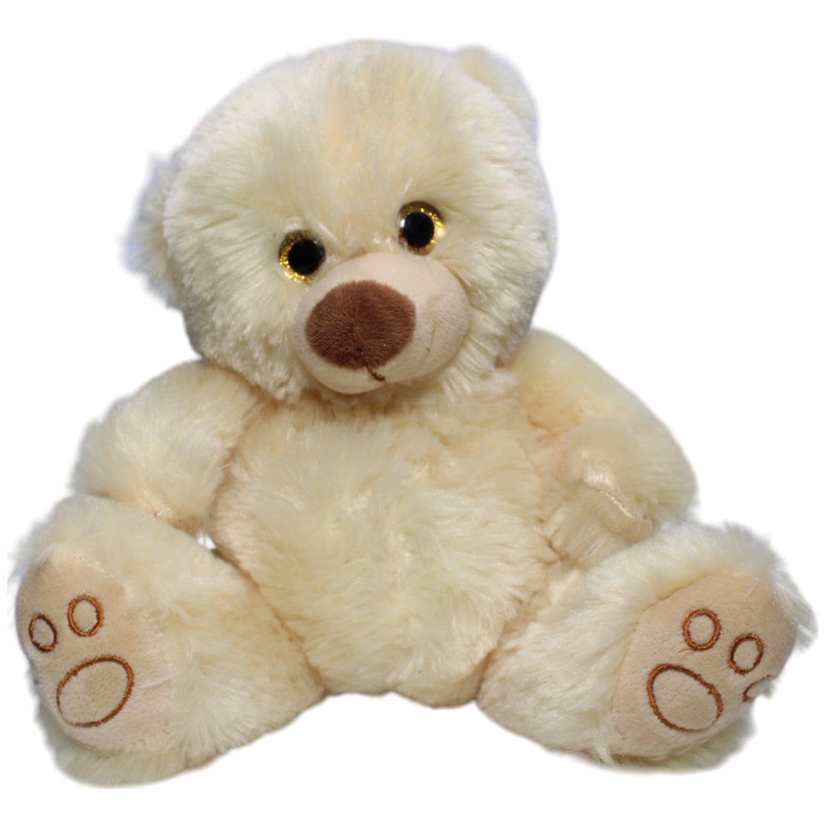 1239478 FLOTI Flos Toys, superweicher beiger Teddybär Kuscheltier Kumpel Leo Bär Gebraucht Teddy