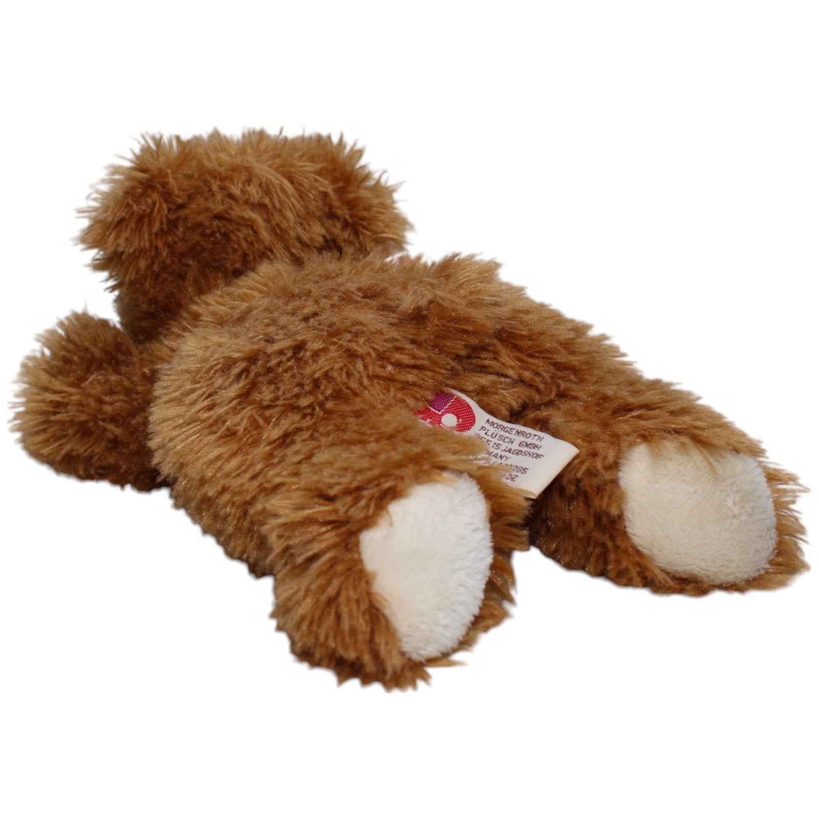 1239496 Morgenroth Zotteliger brauner Teddybär mit Schleife Kuscheltier Kumpel Leo Bär Gebraucht Teddy