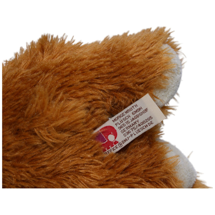 1239496 Morgenroth Zotteliger brauner Teddybär mit Schleife Kuscheltier Kumpel Leo Bär Gebraucht Teddy