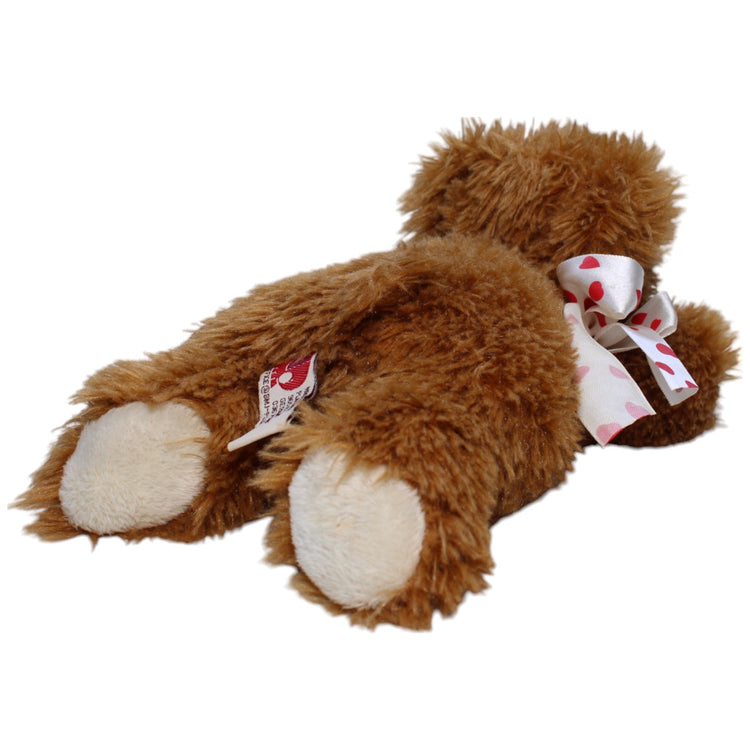 1239496 Morgenroth Zotteliger brauner Teddybär mit Schleife Kuscheltier Kumpel Leo Bär Gebraucht Teddy