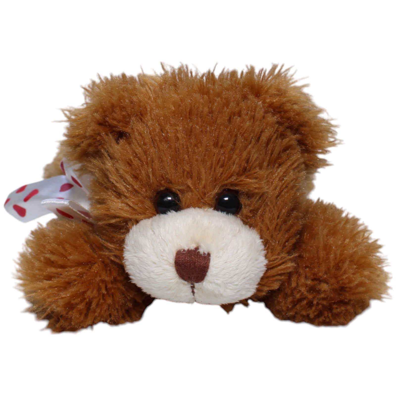 1239496 Morgenroth Zotteliger brauner Teddybär mit Schleife Kuscheltier Kumpel Leo Bär Gebraucht Teddy