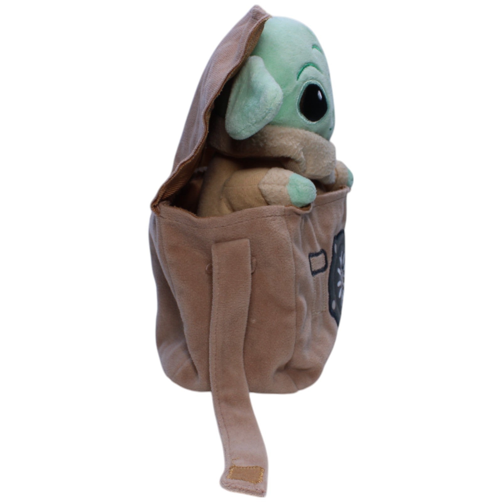 1239510 Simba Grogu in Tasche aus Star Wars: The Mandalorian Plüschfigur Kumpel Leo Baby Yoda Das Kind Gebraucht