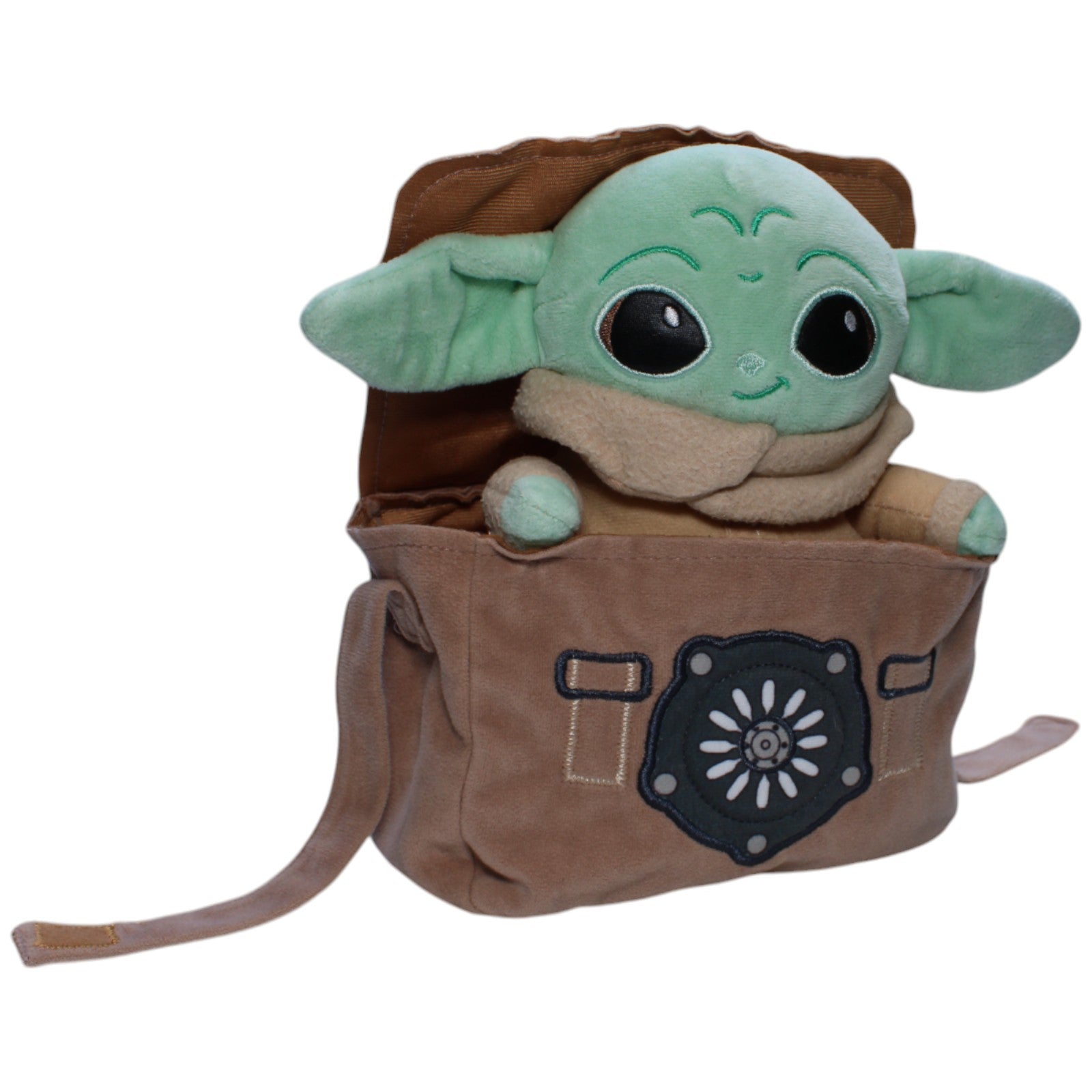 1239510 Simba Grogu in Tasche aus Star Wars: The Mandalorian Plüschfigur Kumpel Leo Baby Yoda Das Kind Gebraucht