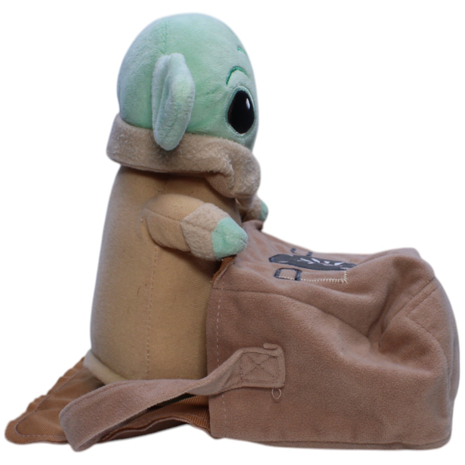 1239510 Simba Grogu in Tasche aus Star Wars: The Mandalorian Plüschfigur Kumpel Leo Baby Yoda Das Kind Gebraucht