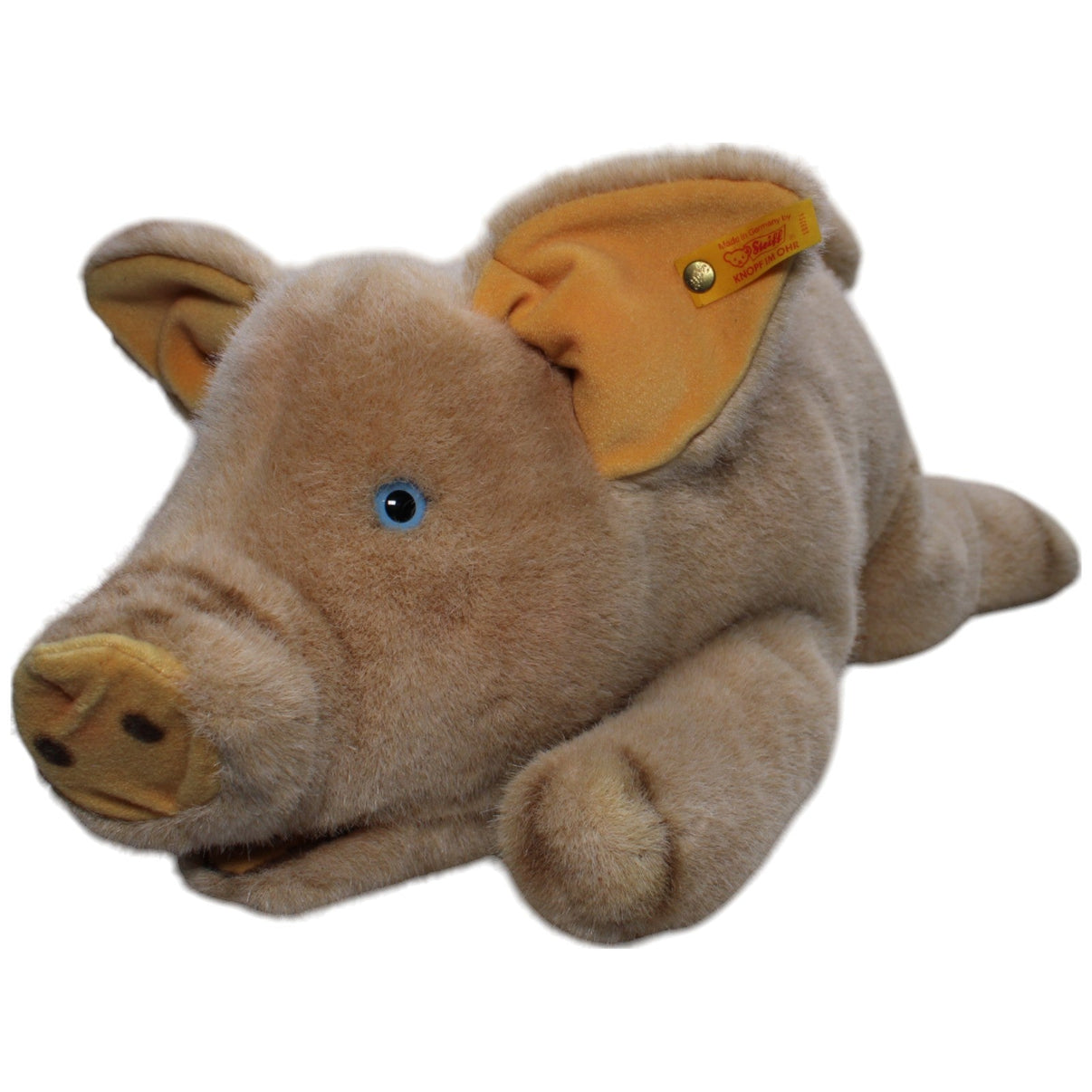 1239528 Steiff XL Schwein Molly, liegend (103254) Kuscheltier Kumpel Leo Gebraucht Vintage