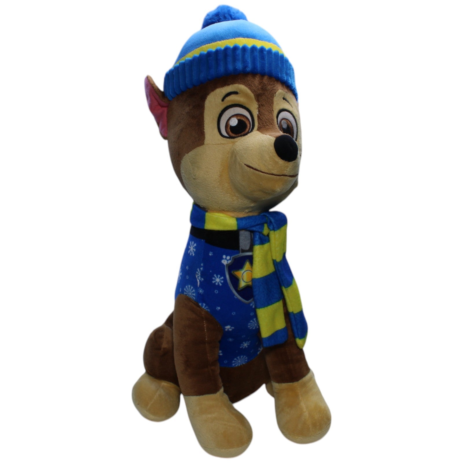 1239544 Sambro XL Chase mit Mütze und Schal aus Paw Patrol Kuscheltier Kumpel Leo Gebraucht Schäferhund