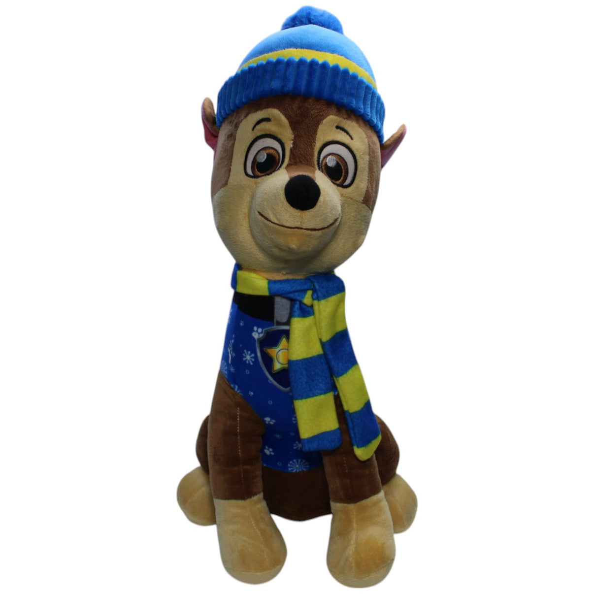 1239544 Sambro XL Chase mit Mütze und Schal aus Paw Patrol Kuscheltier Kumpel Leo Gebraucht Schäferhund