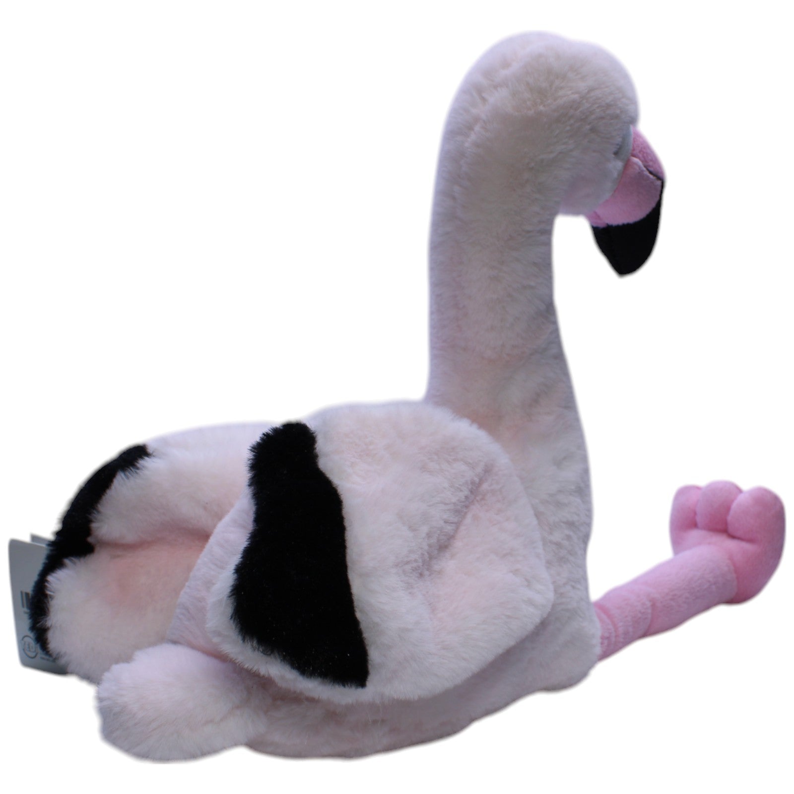 1239562 TEDI Kuschelfreunde, superweicher Flamingo Kuscheltier Kumpel Leo neu