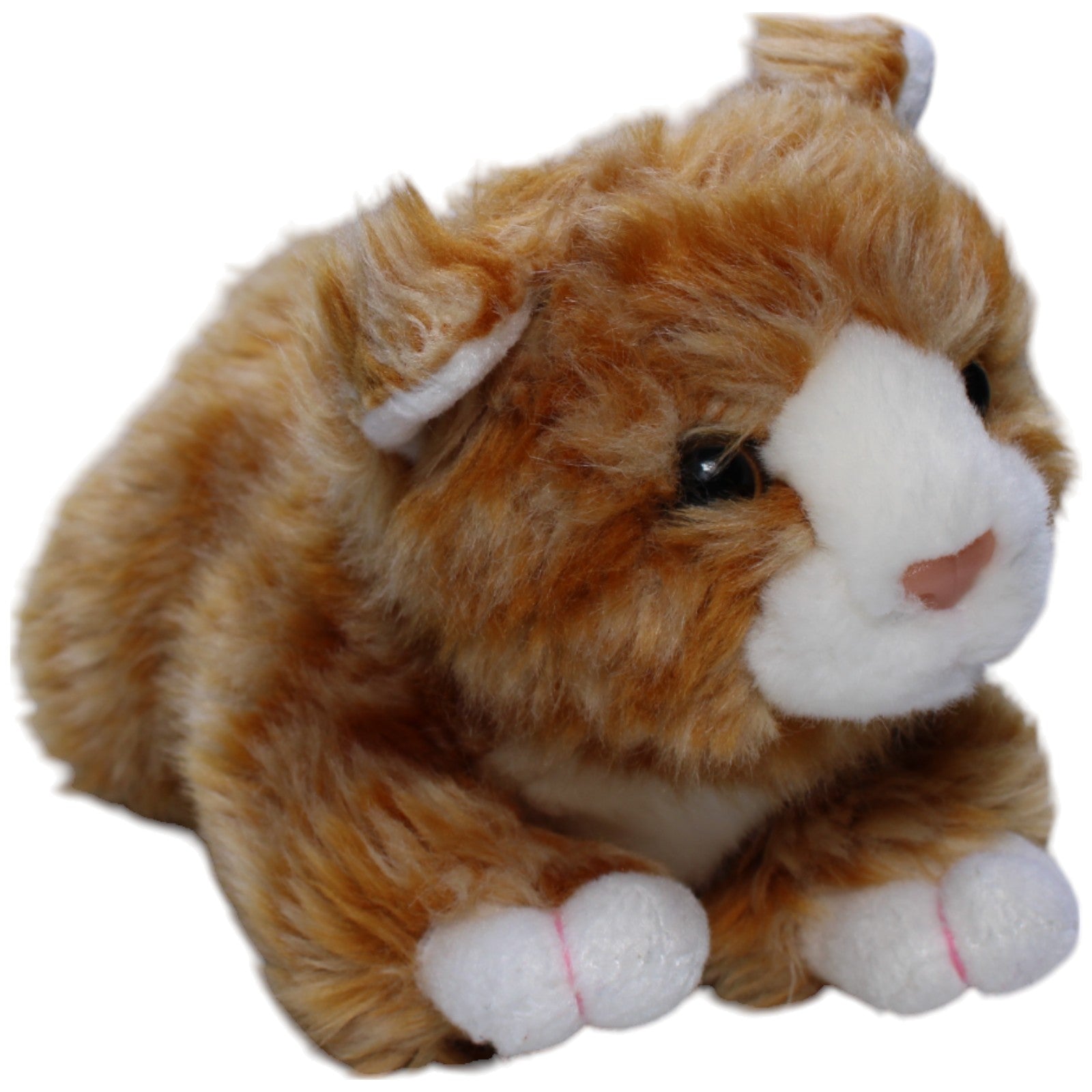 1239582 Kuschelwuschel Japanische Bobtail Katze, rot - weiß Kuscheltier Kumpel Leo Gebraucht