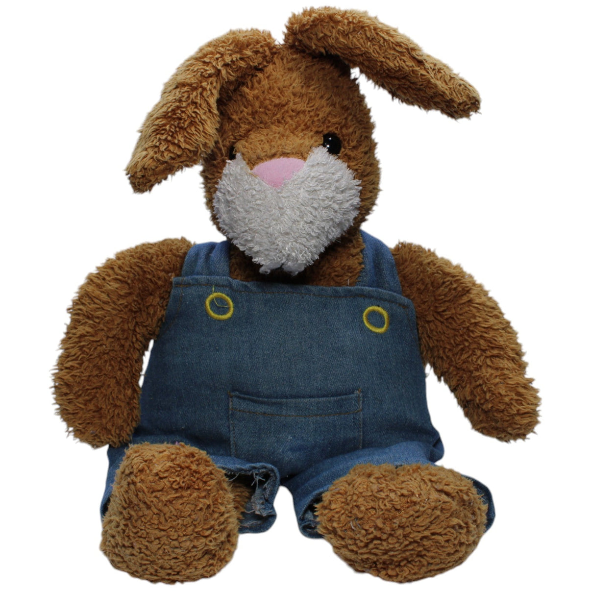 1239592 Simba XL Hase mit Jeans - Latzhose Kuscheltier Kumpel Leo Gebraucht Kaninchen