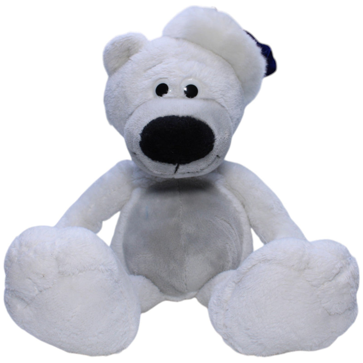 1239603 Kuschelwuschel Eisbär mit blauer Zipfelmütze Kuscheltier Kumpel Leo Bär Gebraucht Teddy