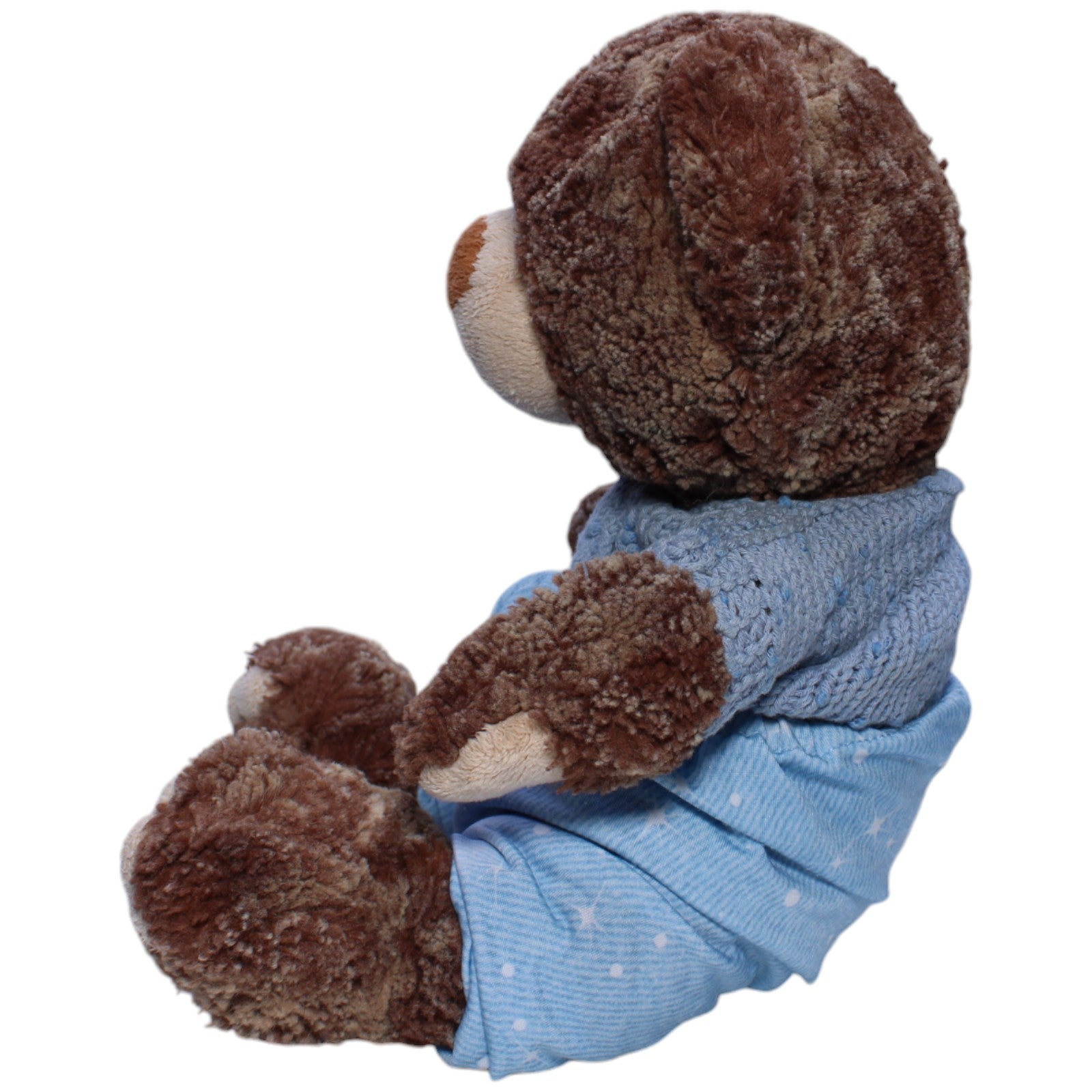 1239607 Kuschelwuschel Teddybär mit Pullover & Hose, sitzend Kuscheltier Kumpel Leo Bär Gebraucht Teddy