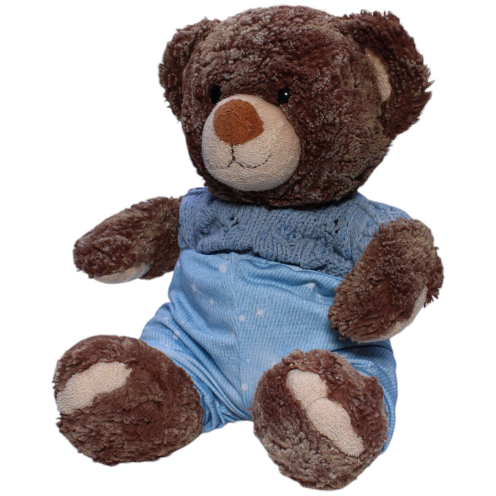 1239607 Kuschelwuschel Teddybär mit Pullover & Hose, sitzend Kuscheltier Kumpel Leo Bär Gebraucht Teddy