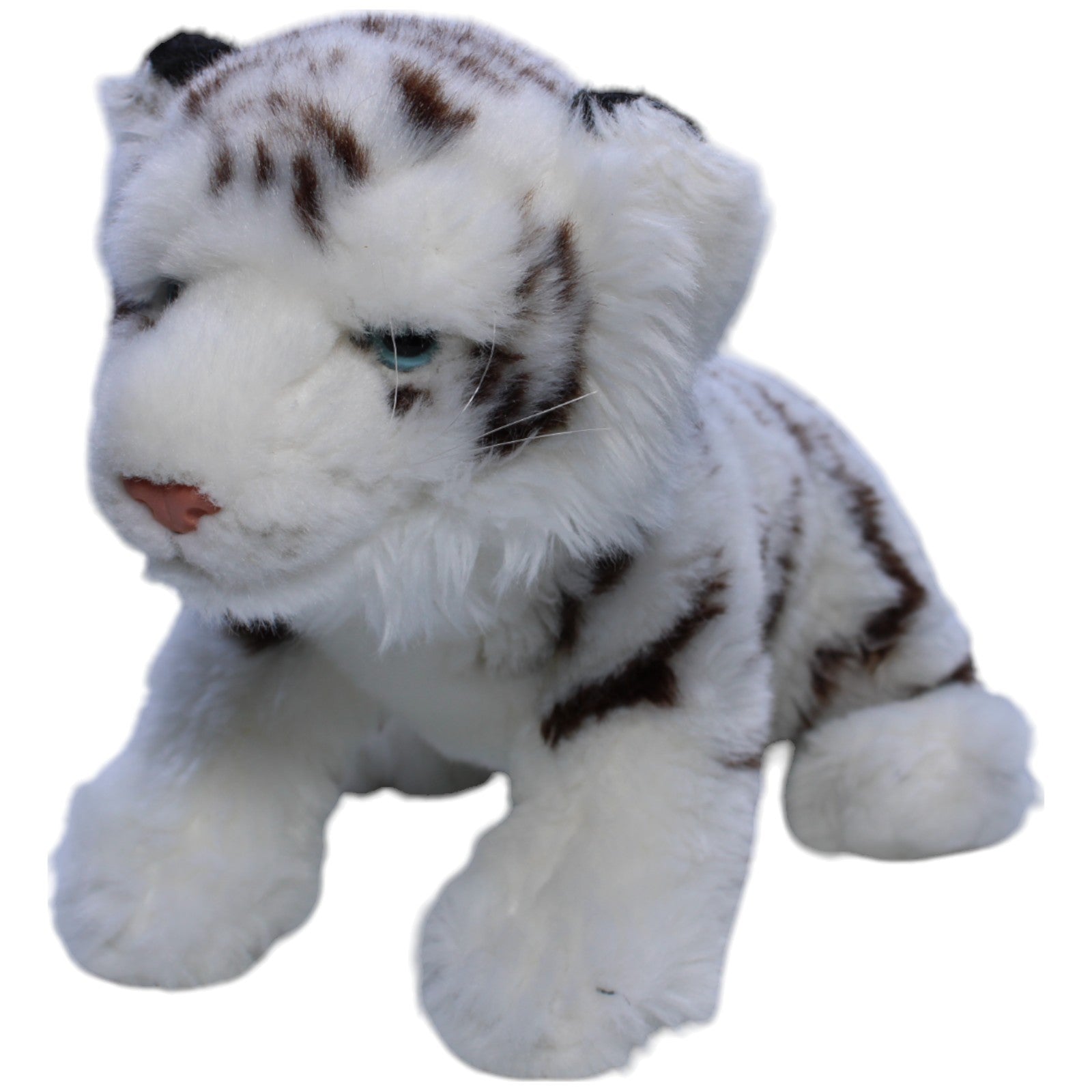 1239628 Living Nature Weißer Tiger Kuscheltier Kumpel Leo Gebraucht