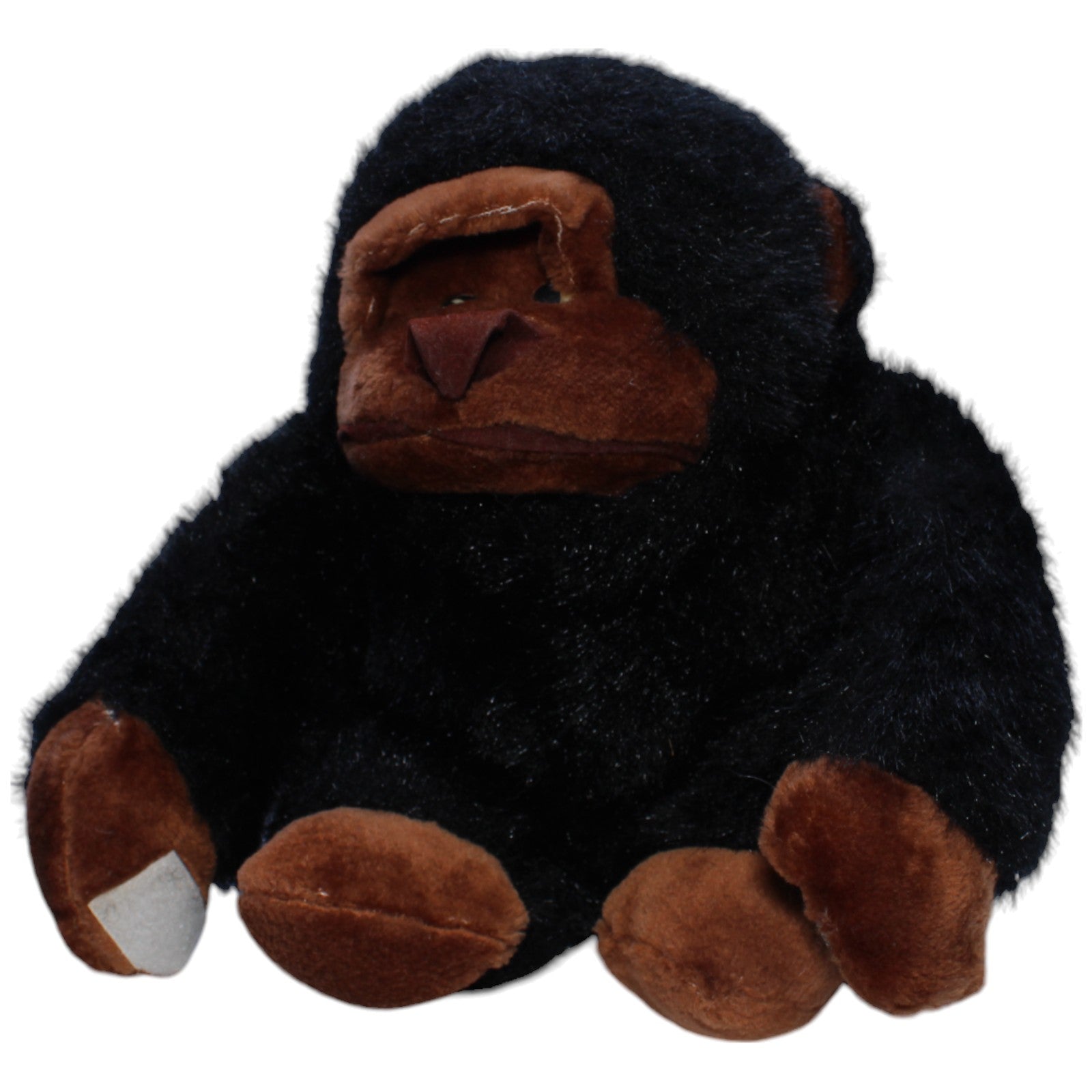 1239634 Unbekannt Gorilla mit Klett - Händen, sitzend Kuscheltier Kumpel Leo Affe Gebraucht Vintage