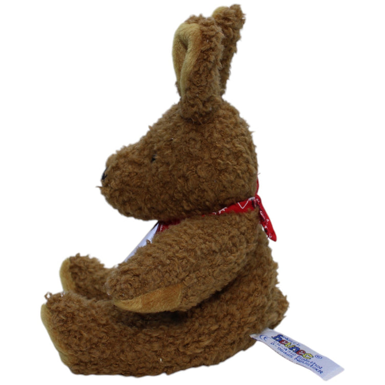 1239635 Heunec Süßer Hase mit Halstuch, sitzend Kuscheltier Kumpel Leo neu