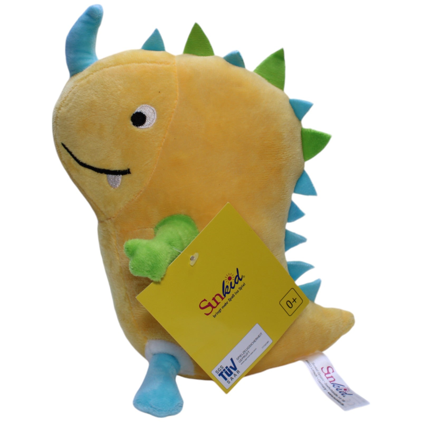 1239638 Sunkid ALDIno, gelber Dinosaurier Kuscheltier Kumpel Leo neu