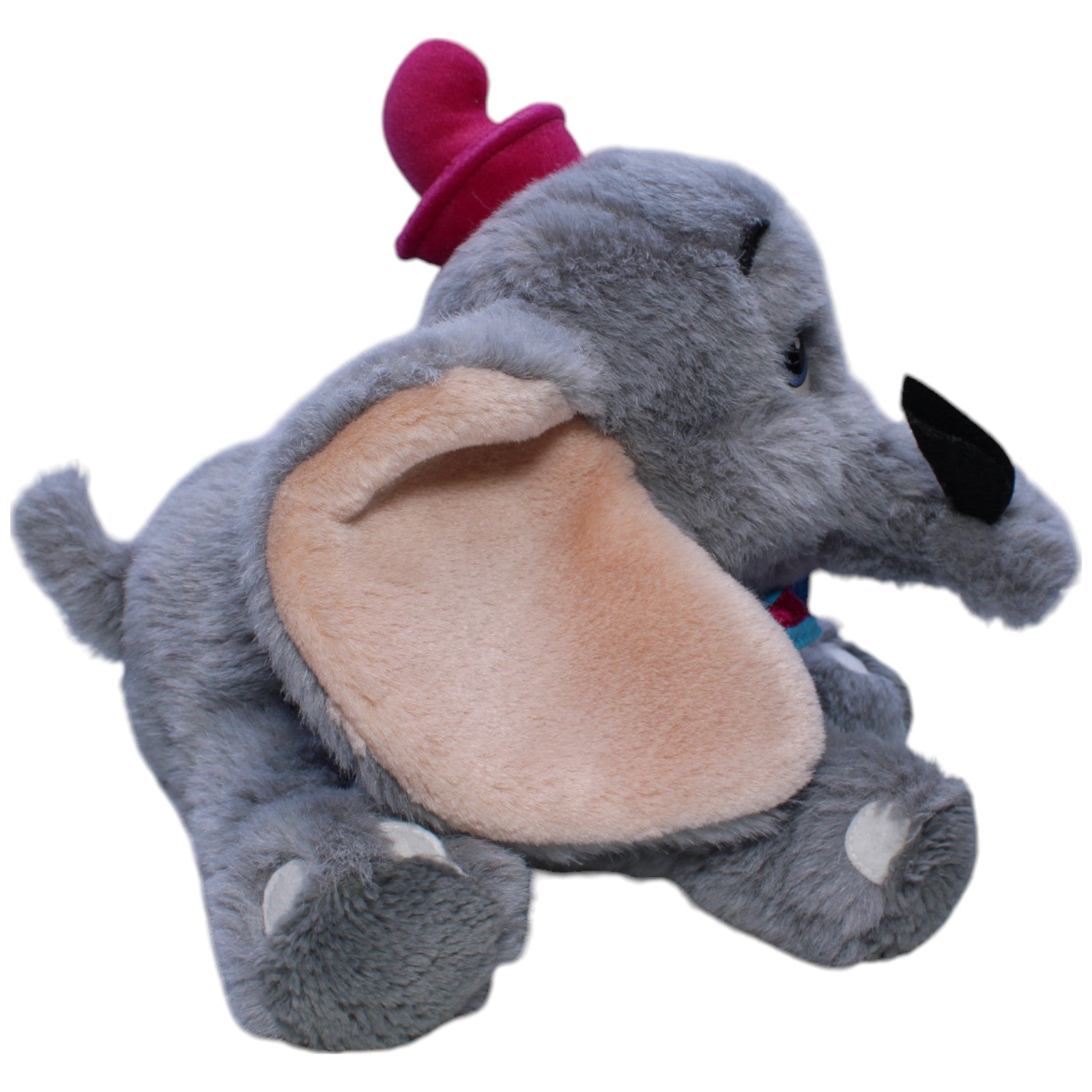 1239645 Disney Disneyland Paris, Elefantenbaby Dumbo mit Feder Kuscheltier Kumpel Leo Disney Gebraucht