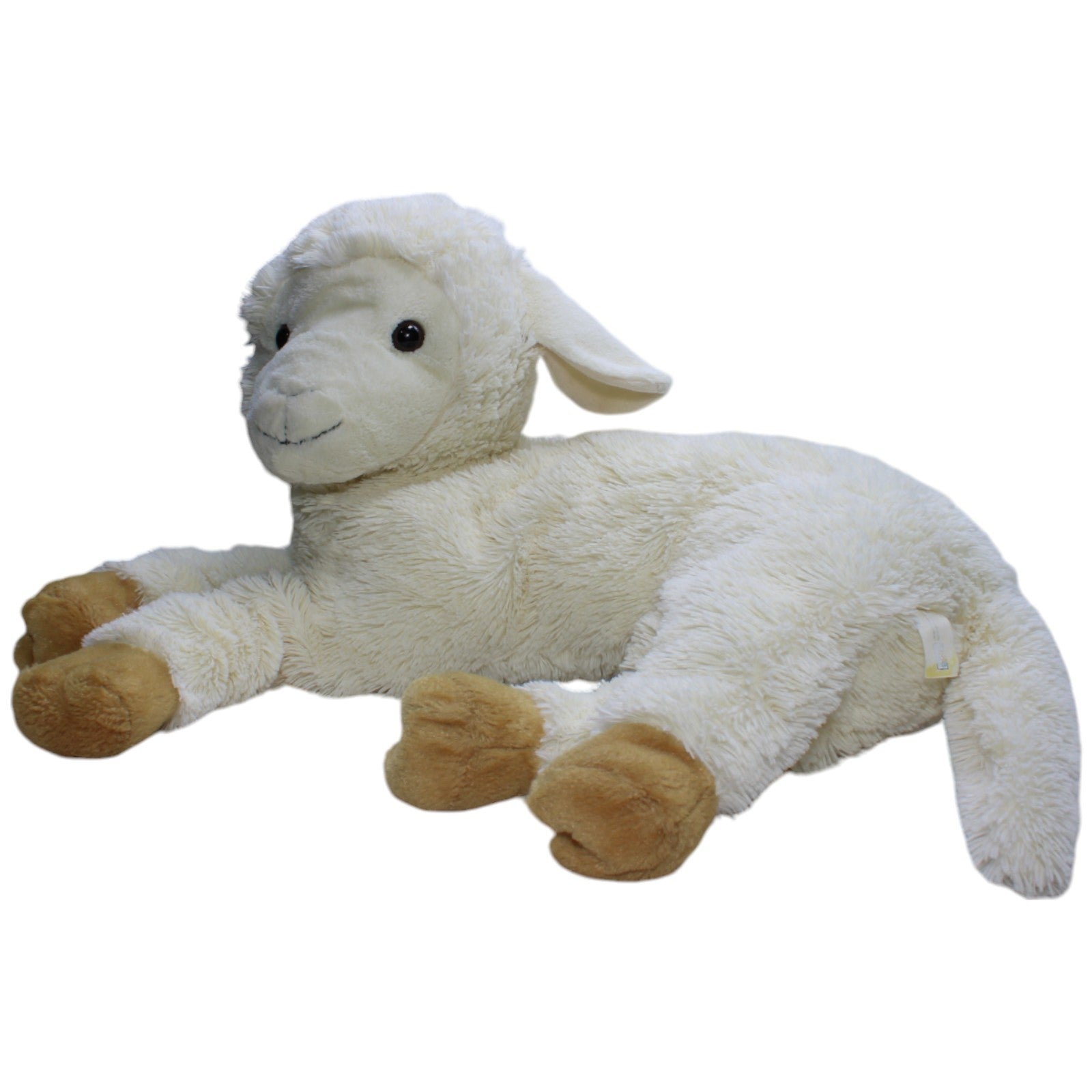 1239651 Bob der Bär Süßes XXL Lamm, liegend Kuscheltier Kumpel Leo Gebraucht Schaf