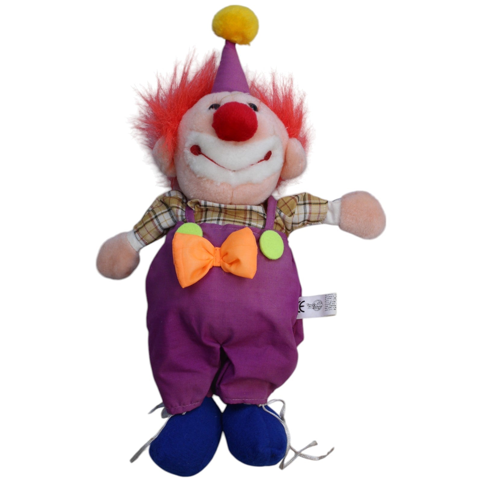 1239658 Unbekannt Clown, lila Plüschfigur Kumpel Leo Gebraucht