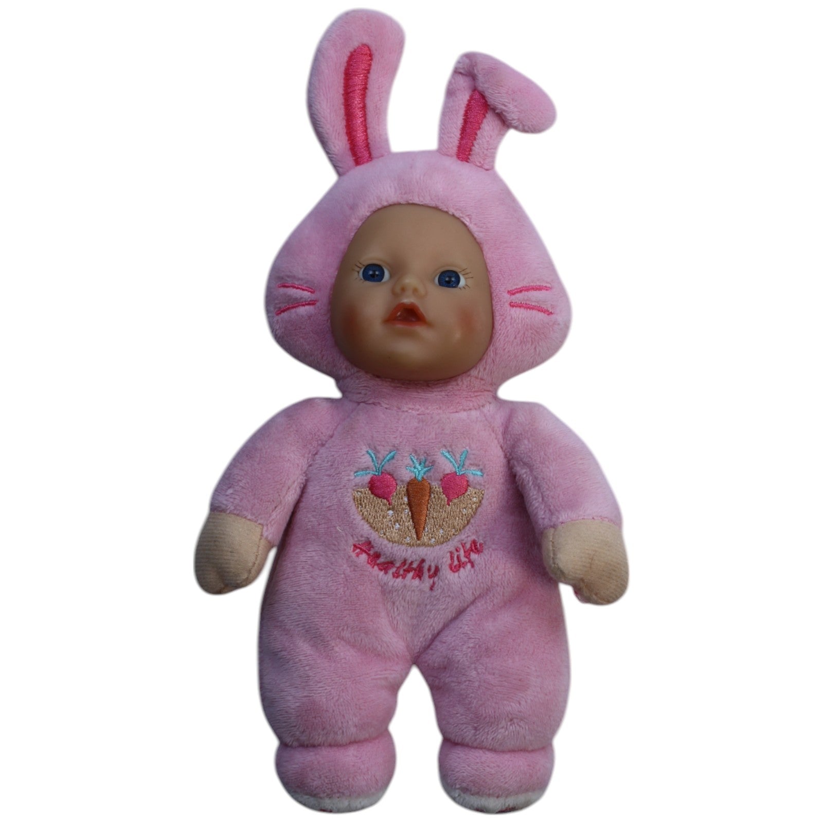 1239662 Zapf Creation Baby Born Cutie for Babies, rosa Hase Puppe Kumpel Leo Gebraucht