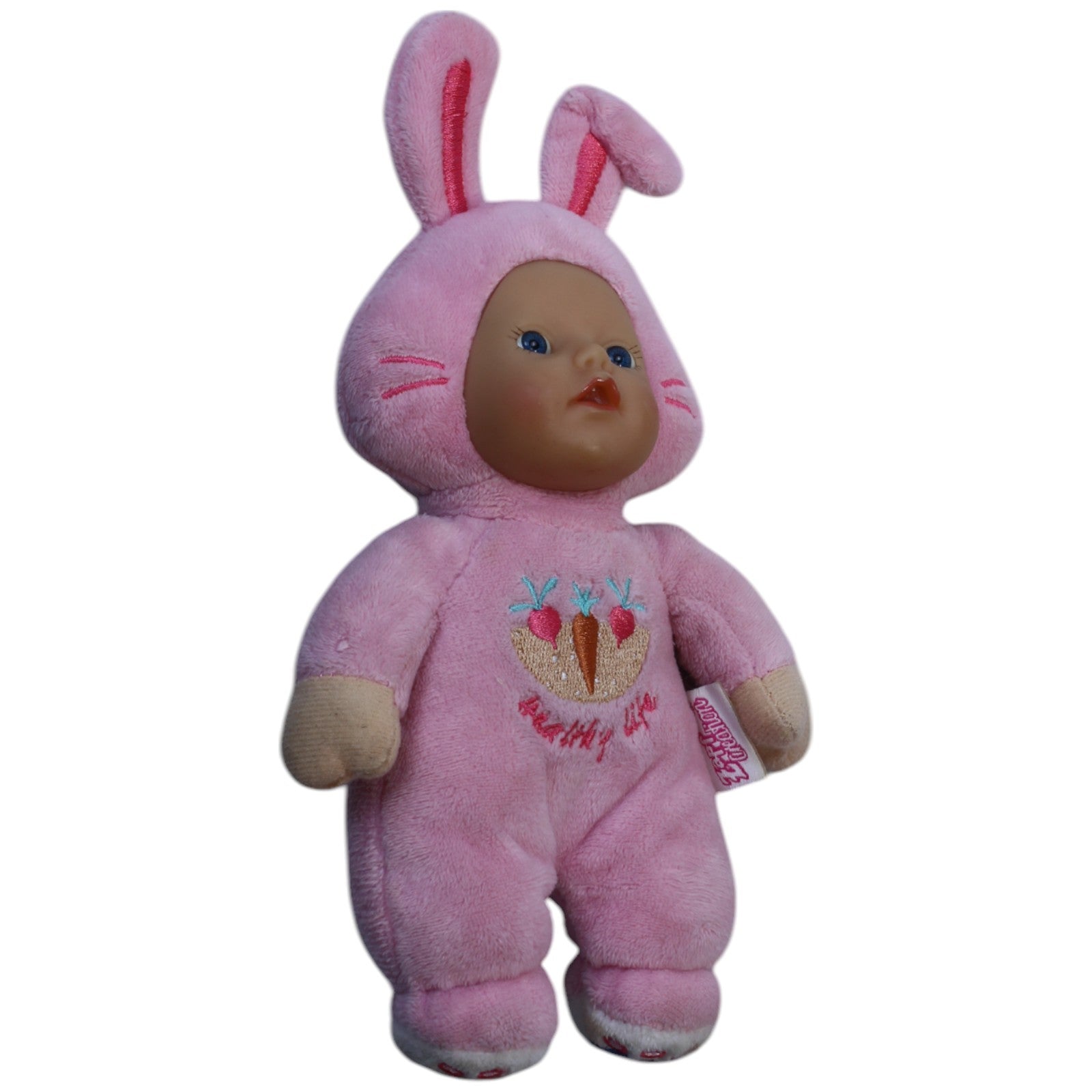 1239662 Zapf Creation Baby Born Cutie for Babies, rosa Hase Puppe Kumpel Leo Gebraucht