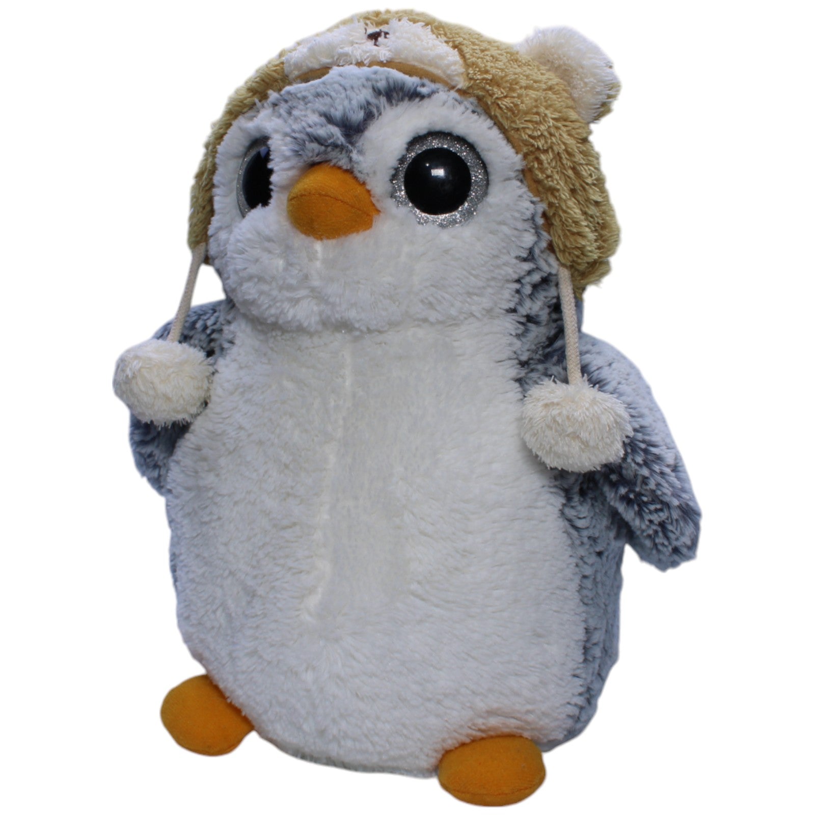 1239683 Aurora Pinguin mit Bären - Mütze Kuscheltier Kumpel Leo Gebraucht