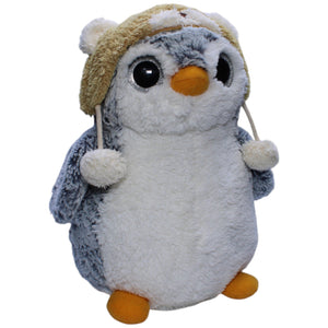 1239683 Aurora Pinguin mit Bären - Mütze Kuscheltier Kumpel Leo Gebraucht