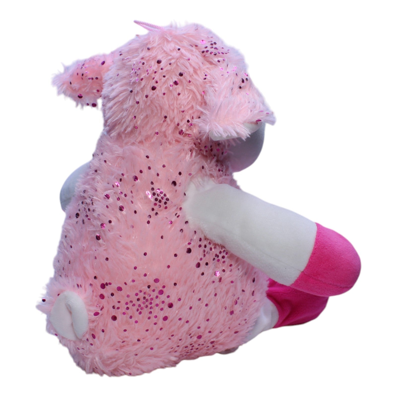 1239729 Landahl & Baumann XL Pinkes Glitzer Schaf Kuscheltier Kumpel Leo Gebraucht Lamm Ostern