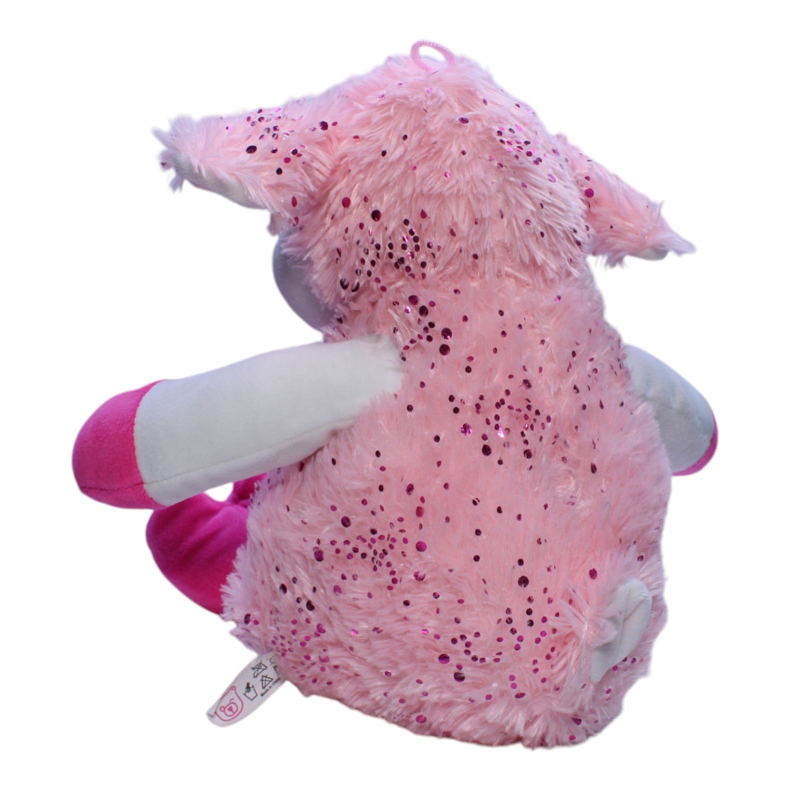 1239729 Landahl & Baumann XL Pinkes Glitzer Schaf Kuscheltier Kumpel Leo Gebraucht Lamm Ostern