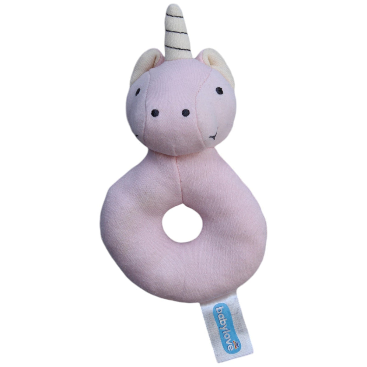 1239760 Babylove Süßes Einhorn Greifling mit Rassel Kumpel Leo dm drogerie markt Gebraucht