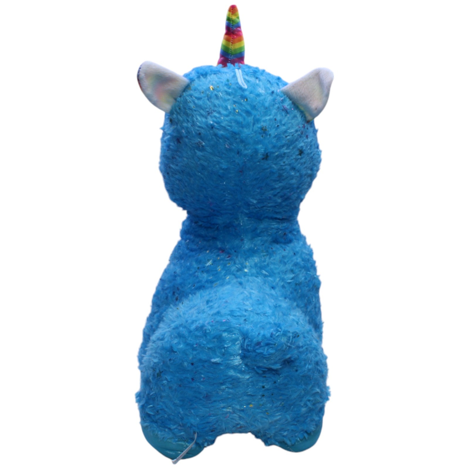 1239767 Landahl & Baumann XL Blaues glitzerndes Einhorn - Alpaka Kuscheltier Kumpel Leo Gebraucht