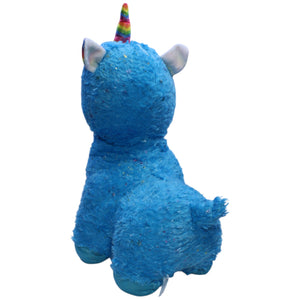 1239767 Landahl & Baumann XL Blaues glitzerndes Einhorn - Alpaka Kuscheltier Kumpel Leo Gebraucht