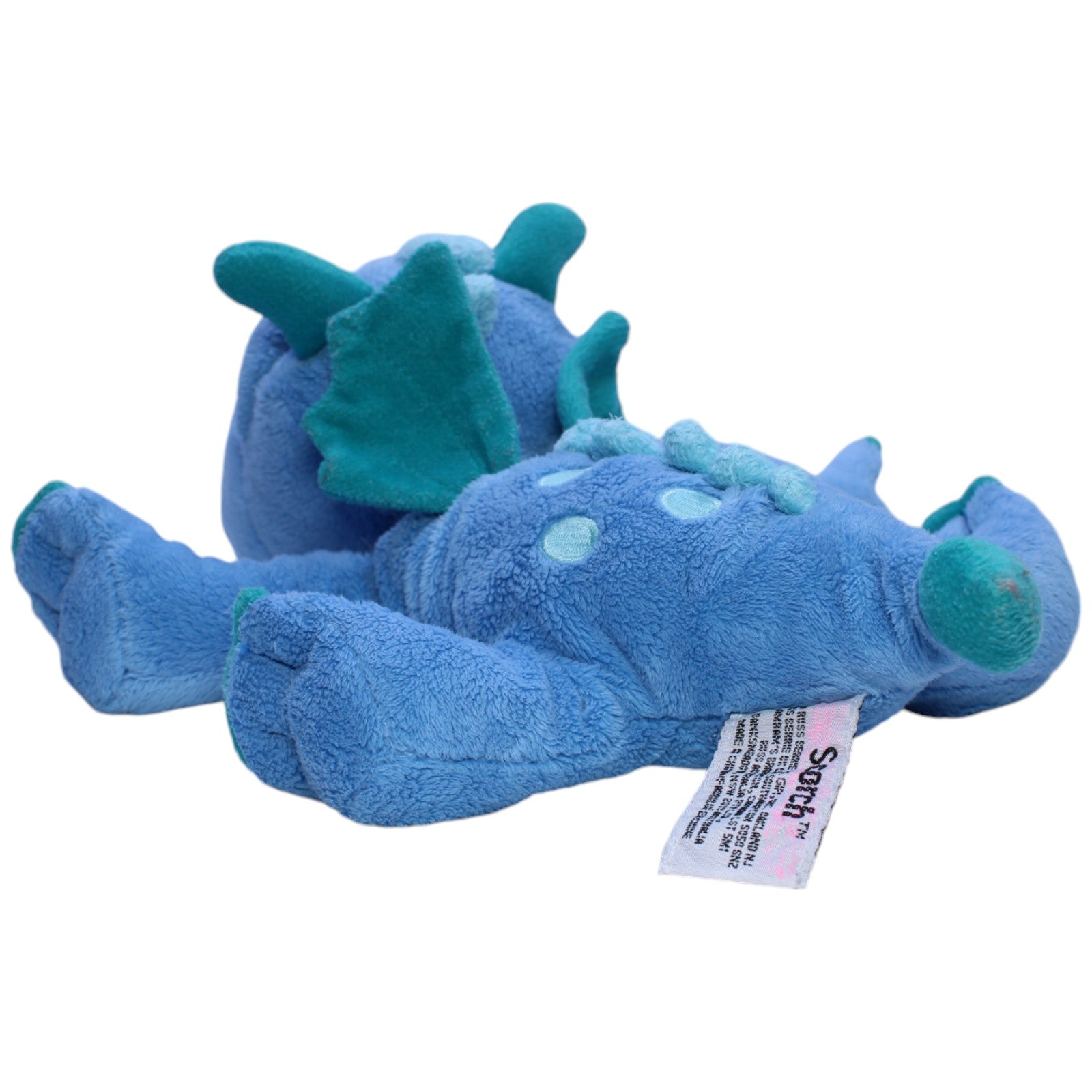 1239777 Russ Berrie Drache Scorch™, blau Kuscheltier Kumpel Leo Fantasy Gebraucht Märchen